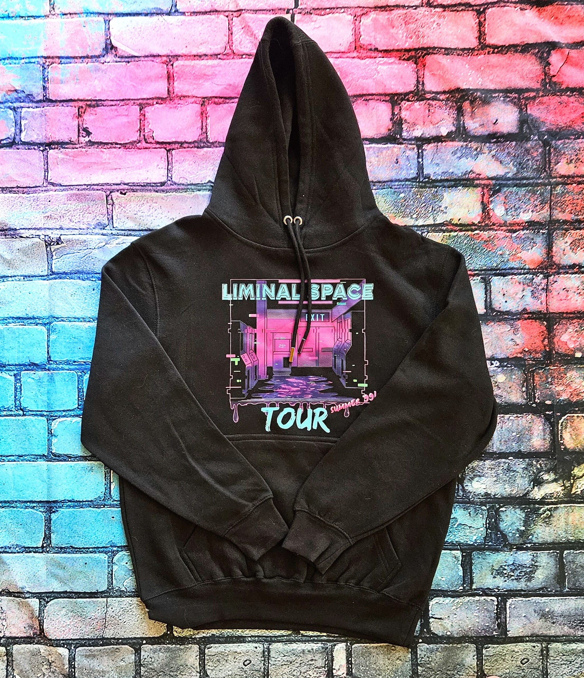 Glitchy Liminal Space Hoodie