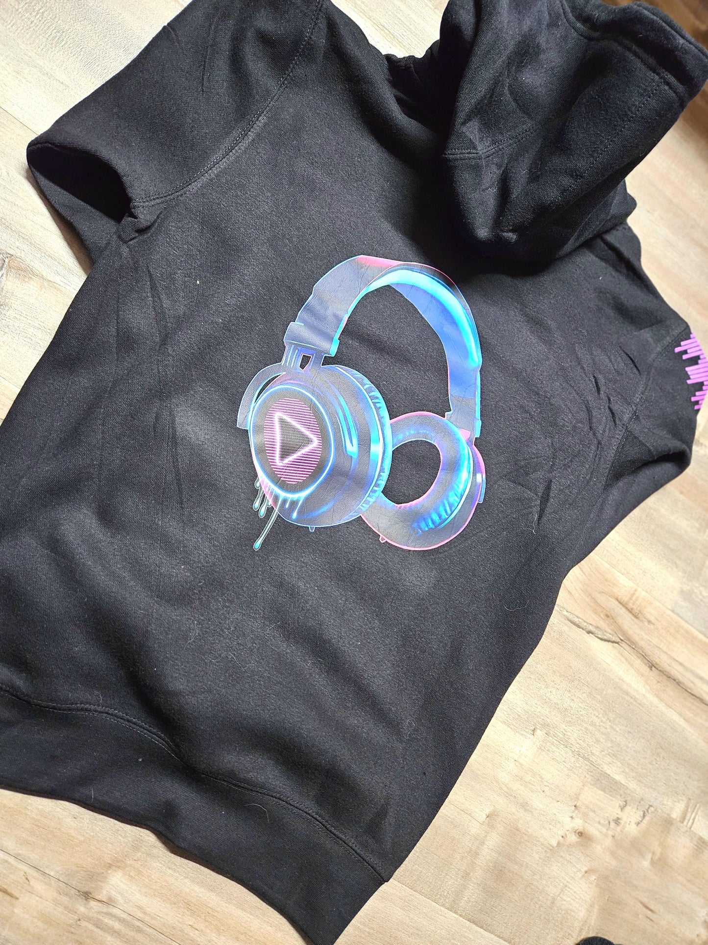 Lofi Drip Hoodie - Headphones, Sweatshirt, 80s 90s, Vaporwave, Outrun, Music, Dreamwave, Cassette Retro Streetwear Unisex